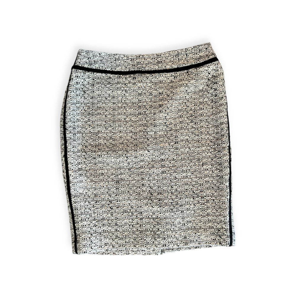 Ann Taylor skirt size O Petite XS tweed business attire wool blend
